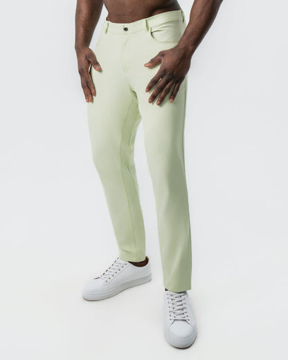 Athletic Fit Stretch Tech Chino - Mint Green | State & Liberty Bottoms