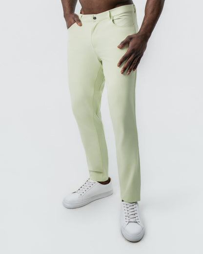 Athletic Fit Stretch Tech Chino - Mint Green | State & Liberty Bottoms