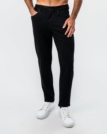 Athletic Fit Stretch Jeans - Black | State & Liberty Bottoms