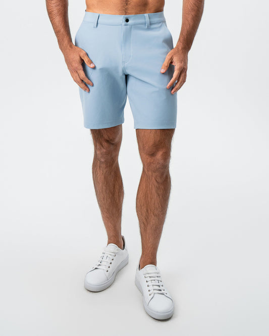 Athletic Fit Shorts - Light Blue | State & Liberty Bottoms
