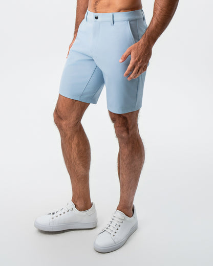 Athletic Fit Shorts - Light Blue | State & Liberty Bottoms