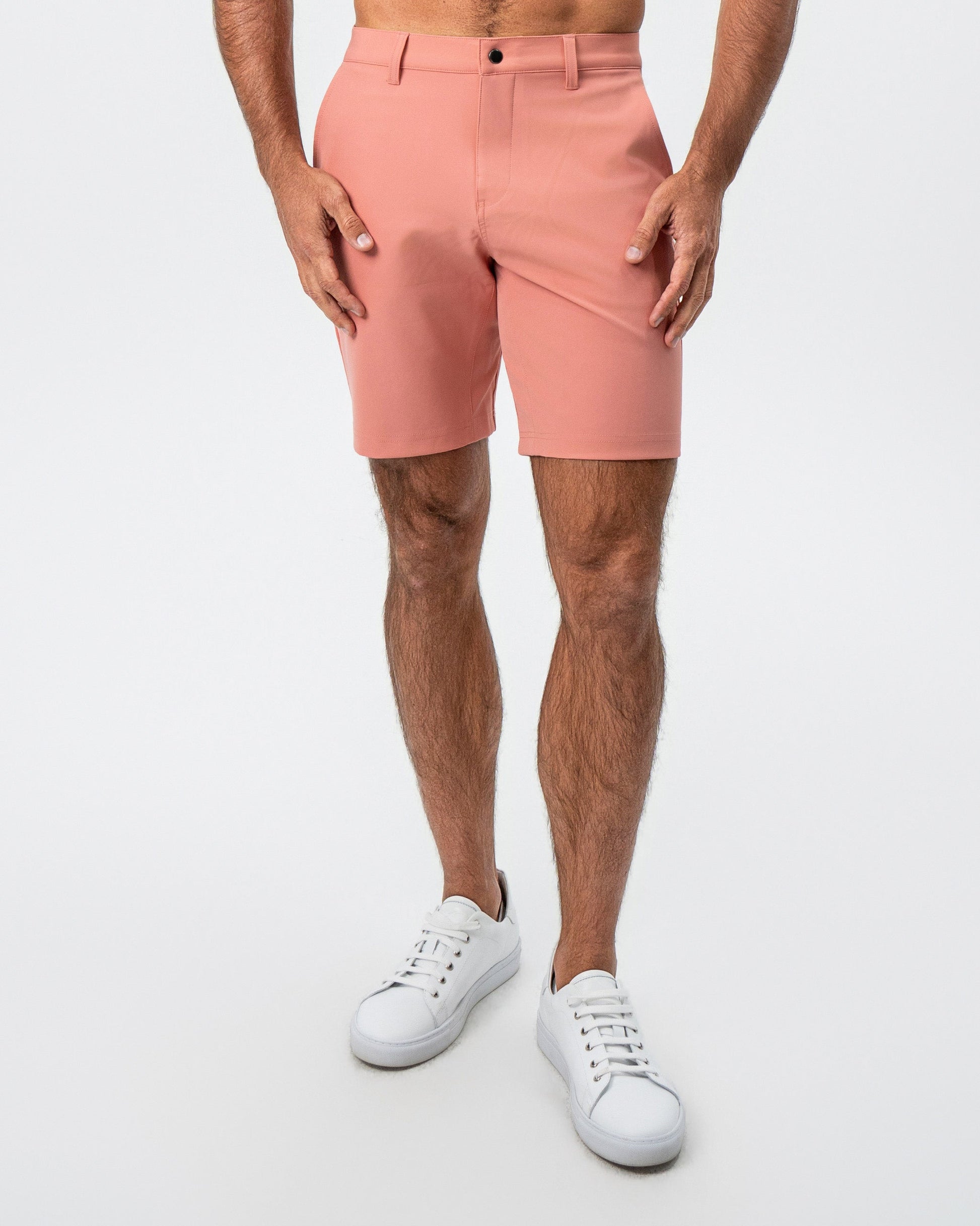 Athletic Fit Shorts - Salmon | State & Liberty Bottoms