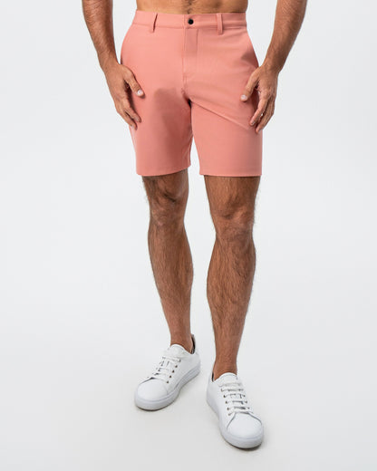 Athletic Fit Shorts - Salmon | State & Liberty Bottoms