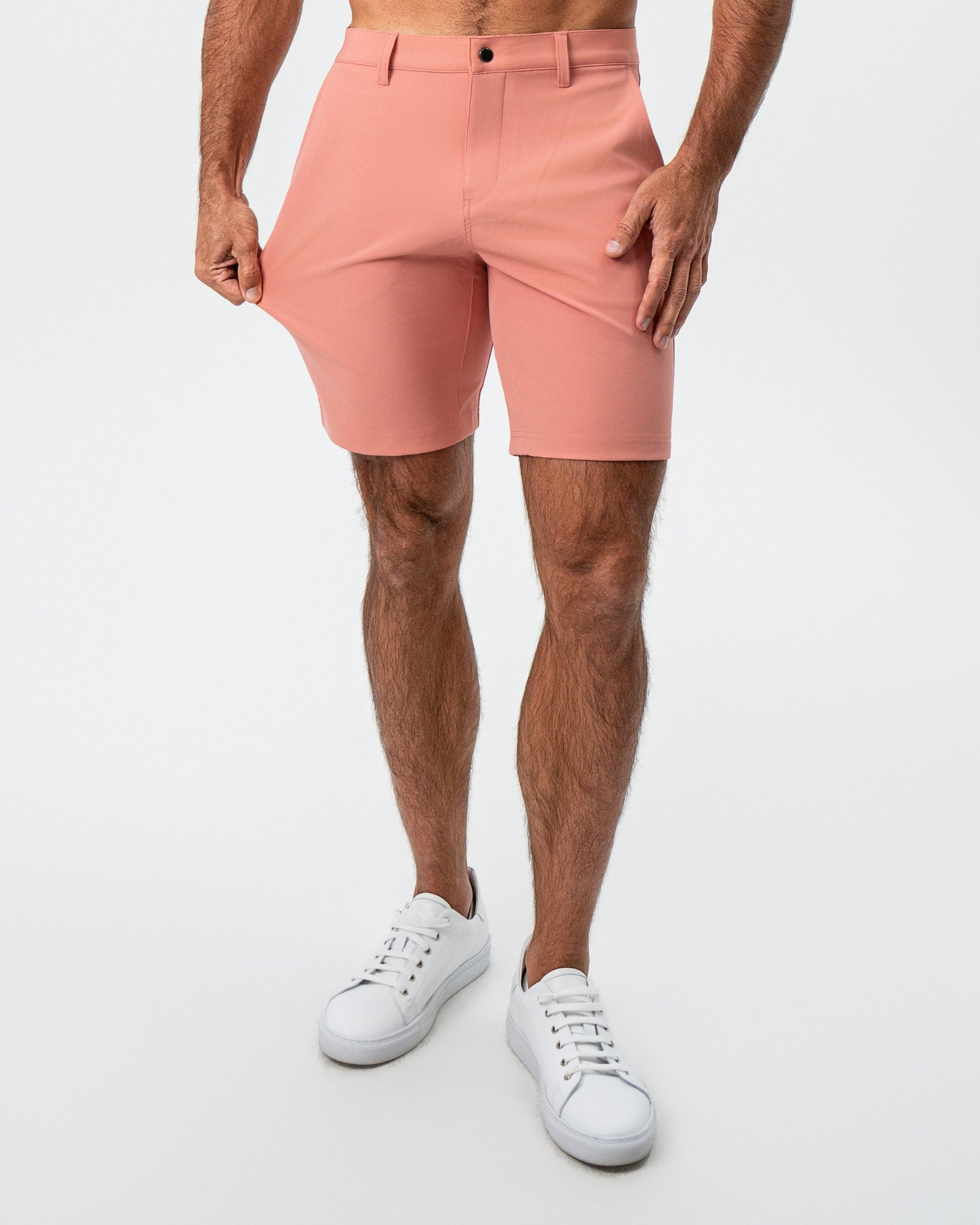 Athletic Fit Shorts - Salmon | State & Liberty Bottoms