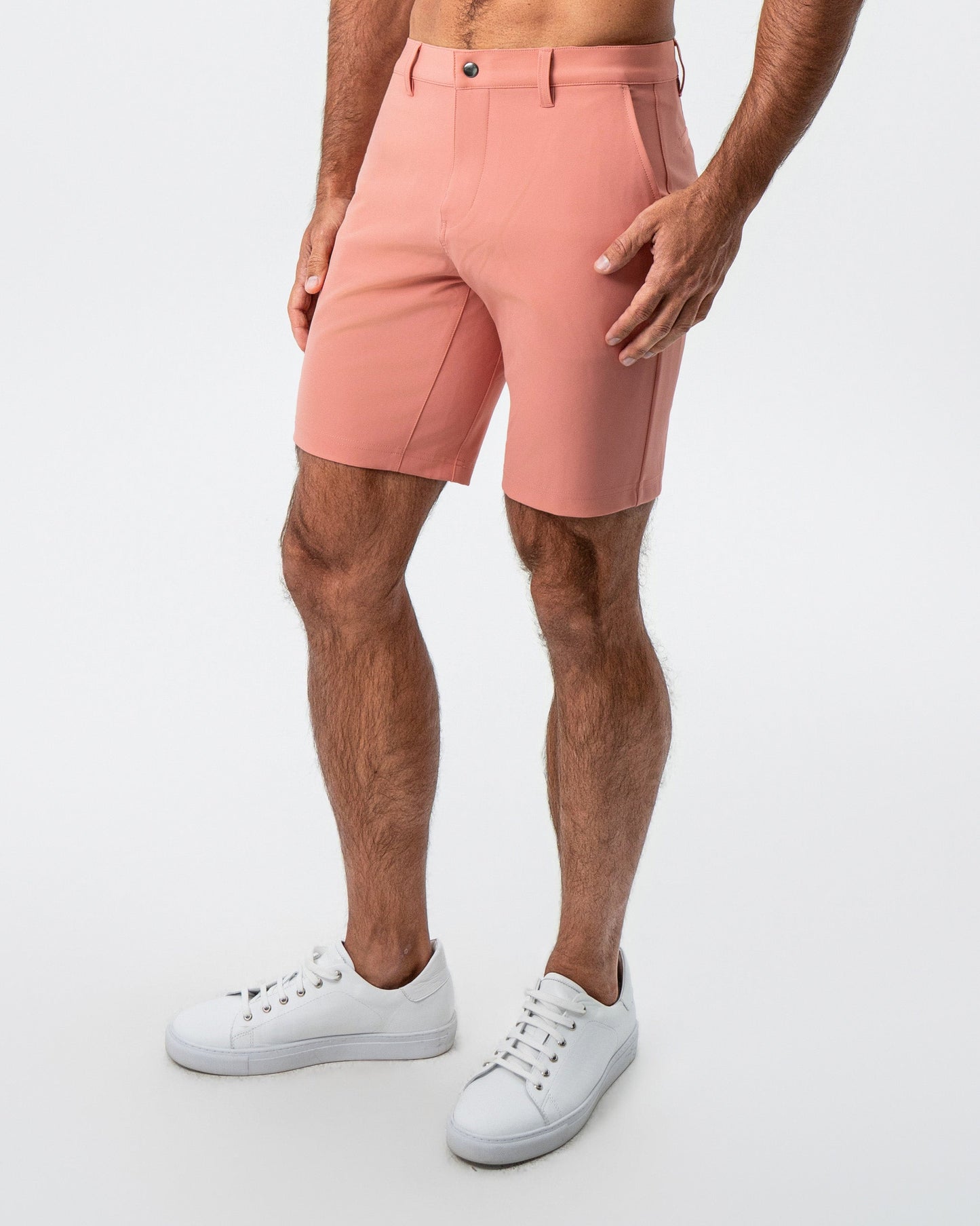 Athletic Fit Shorts - Salmon | State & Liberty Bottoms