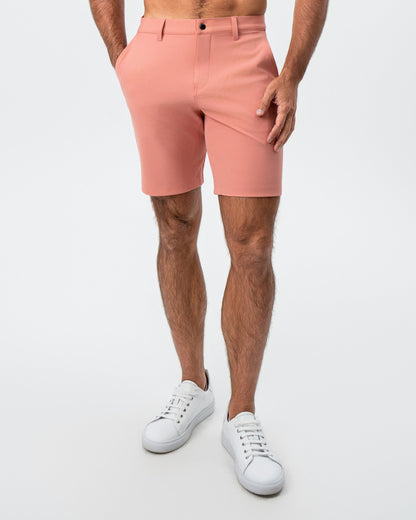Athletic Fit Shorts - Salmon | State & Liberty Bottoms