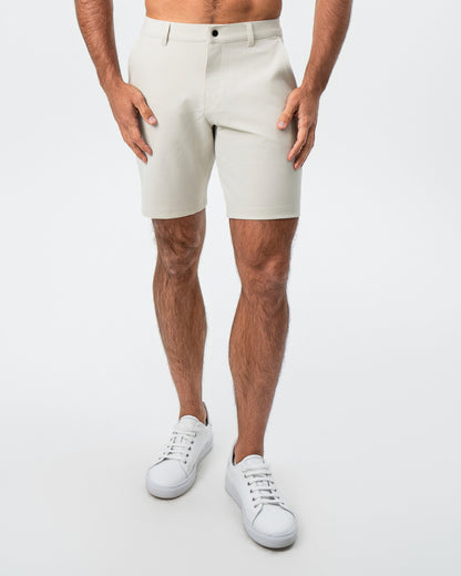 Athletic Fit Shorts - Light Khaki | State & Liberty Bottoms