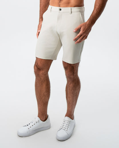 Athletic Fit Shorts - Light Khaki | State & Liberty Bottoms