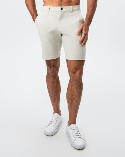 Athletic Fit Shorts - Light Khaki | State & Liberty Bottoms
