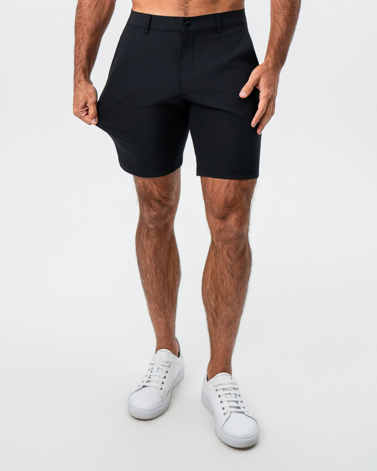 Athletic Fit Shorts - Black | State & Liberty Bottoms