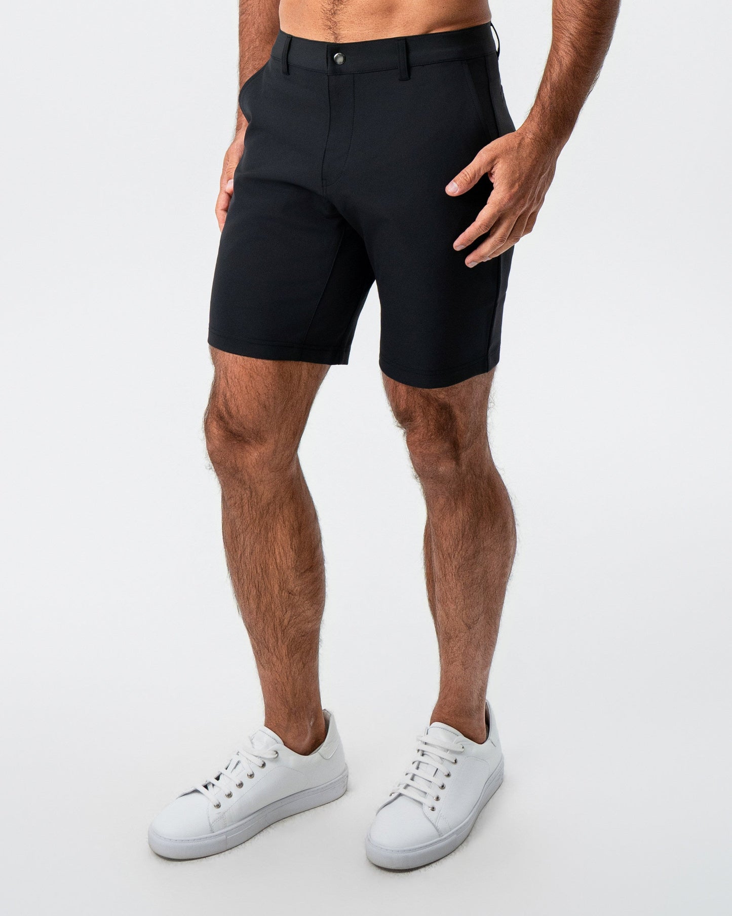 Athletic Fit Shorts - Black | State & Liberty Bottoms