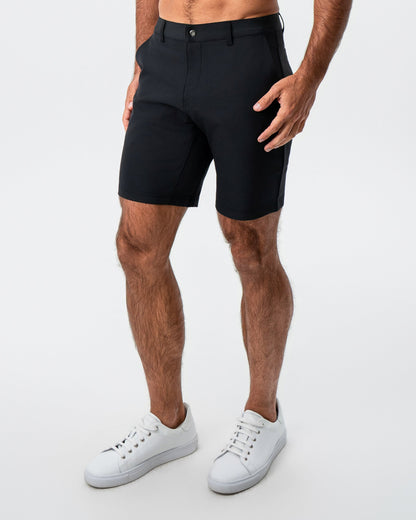 Athletic Fit Shorts - Black | State & Liberty Bottoms