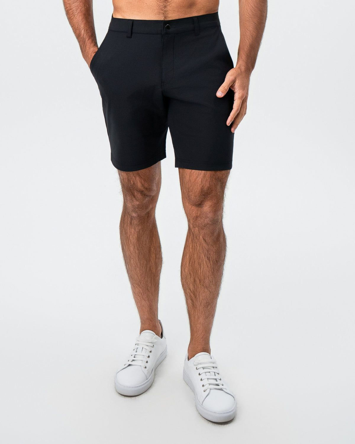 Athletic Fit Shorts - Black | State & Liberty Bottoms