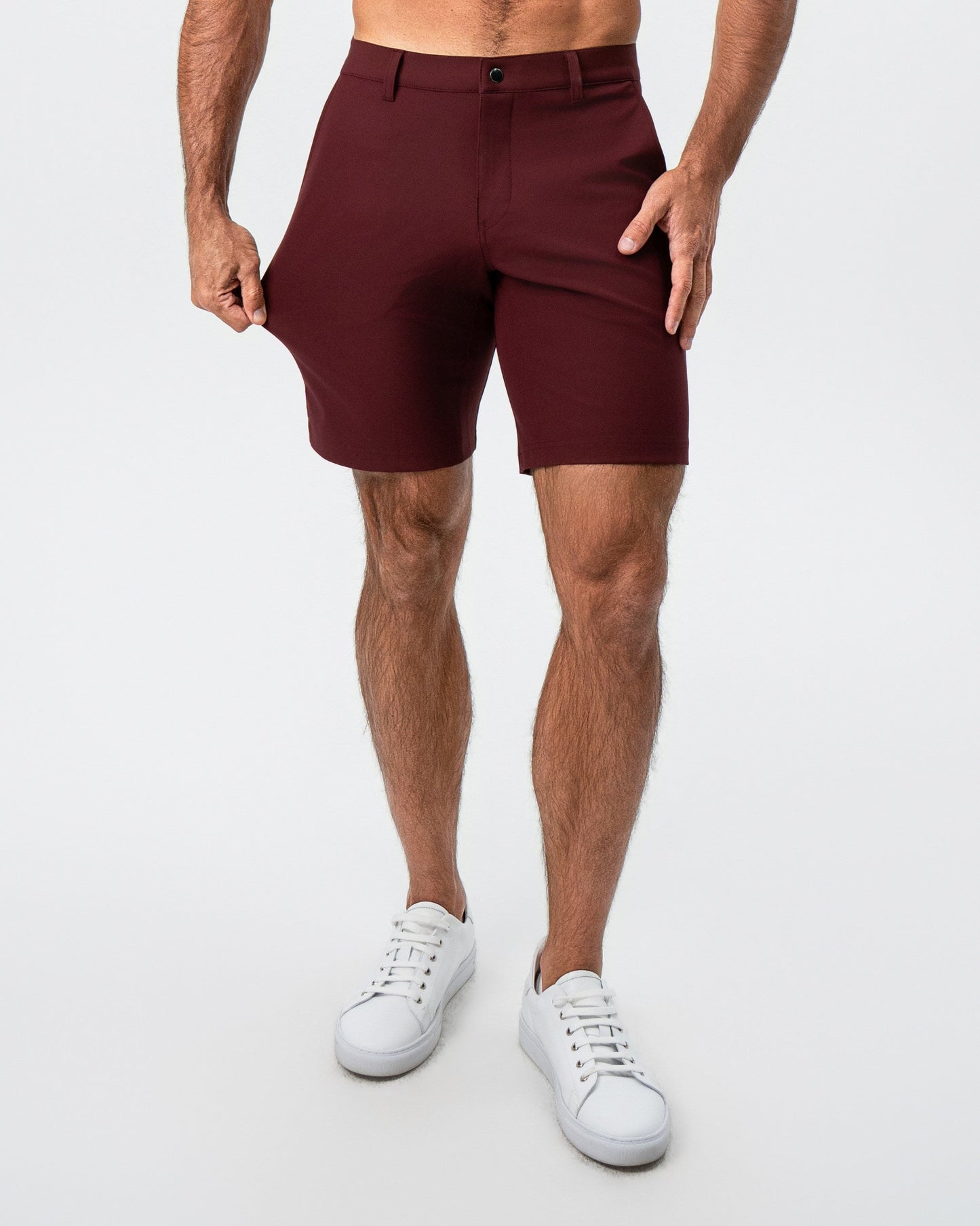 Athletic Fit Shorts - Maroon | State & Liberty Bottoms