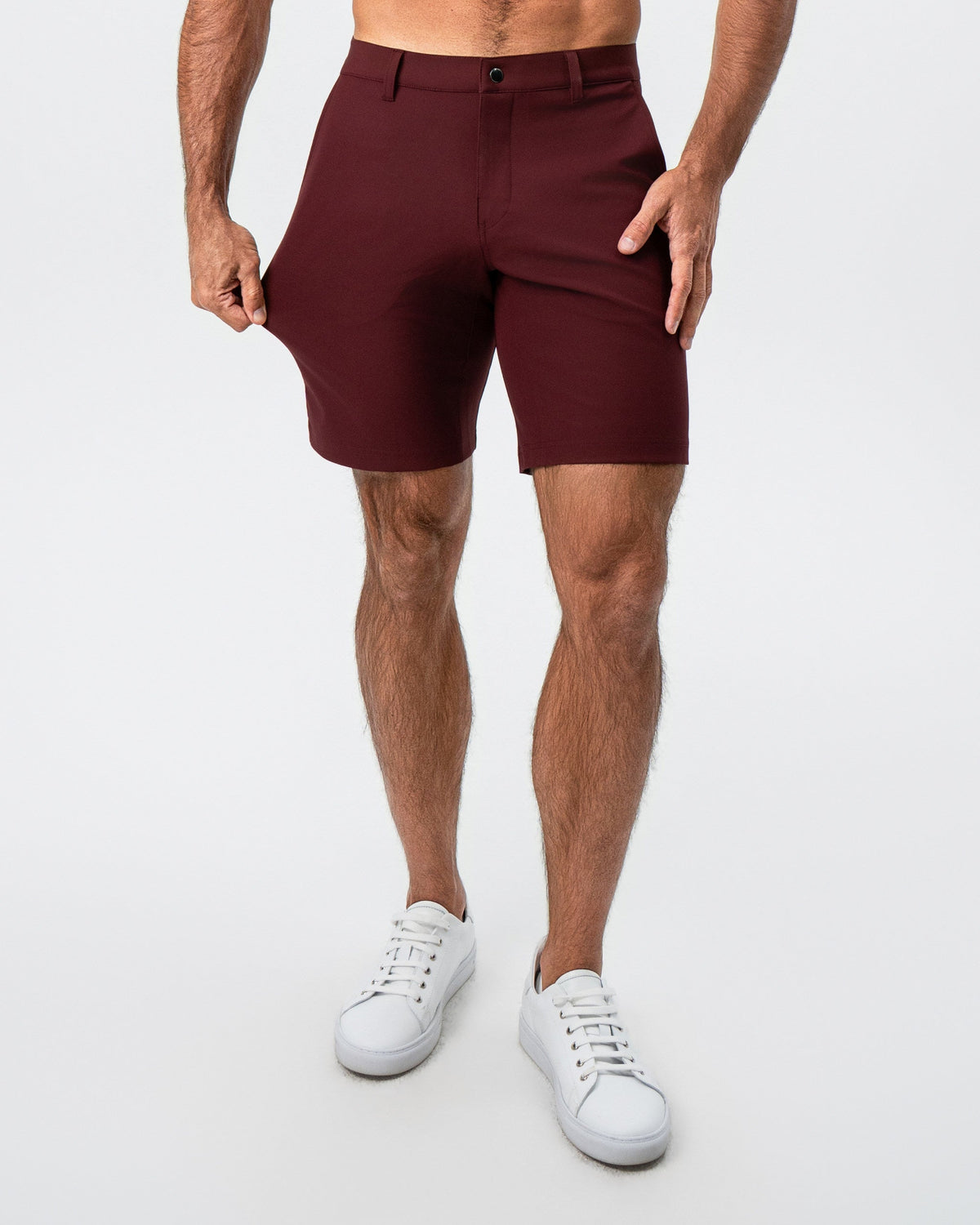 Athletic Fit Shorts - Maroon | State & Liberty Bottoms