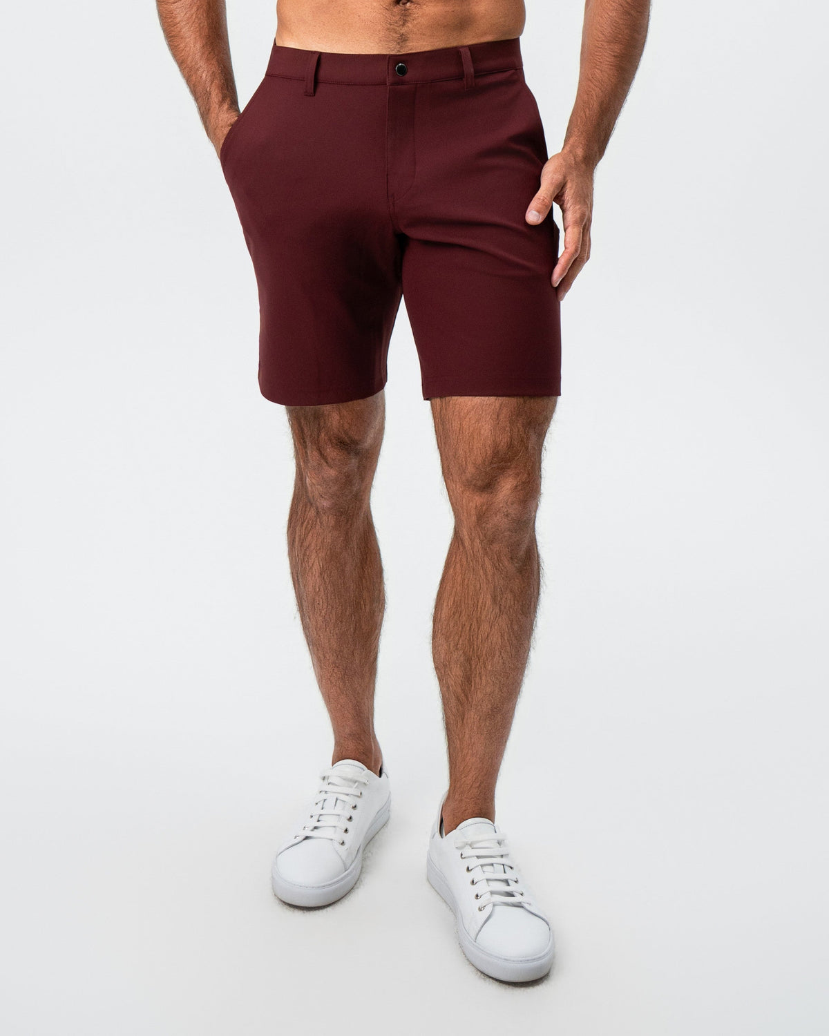 Athletic Fit Shorts - Maroon | State & Liberty Bottoms