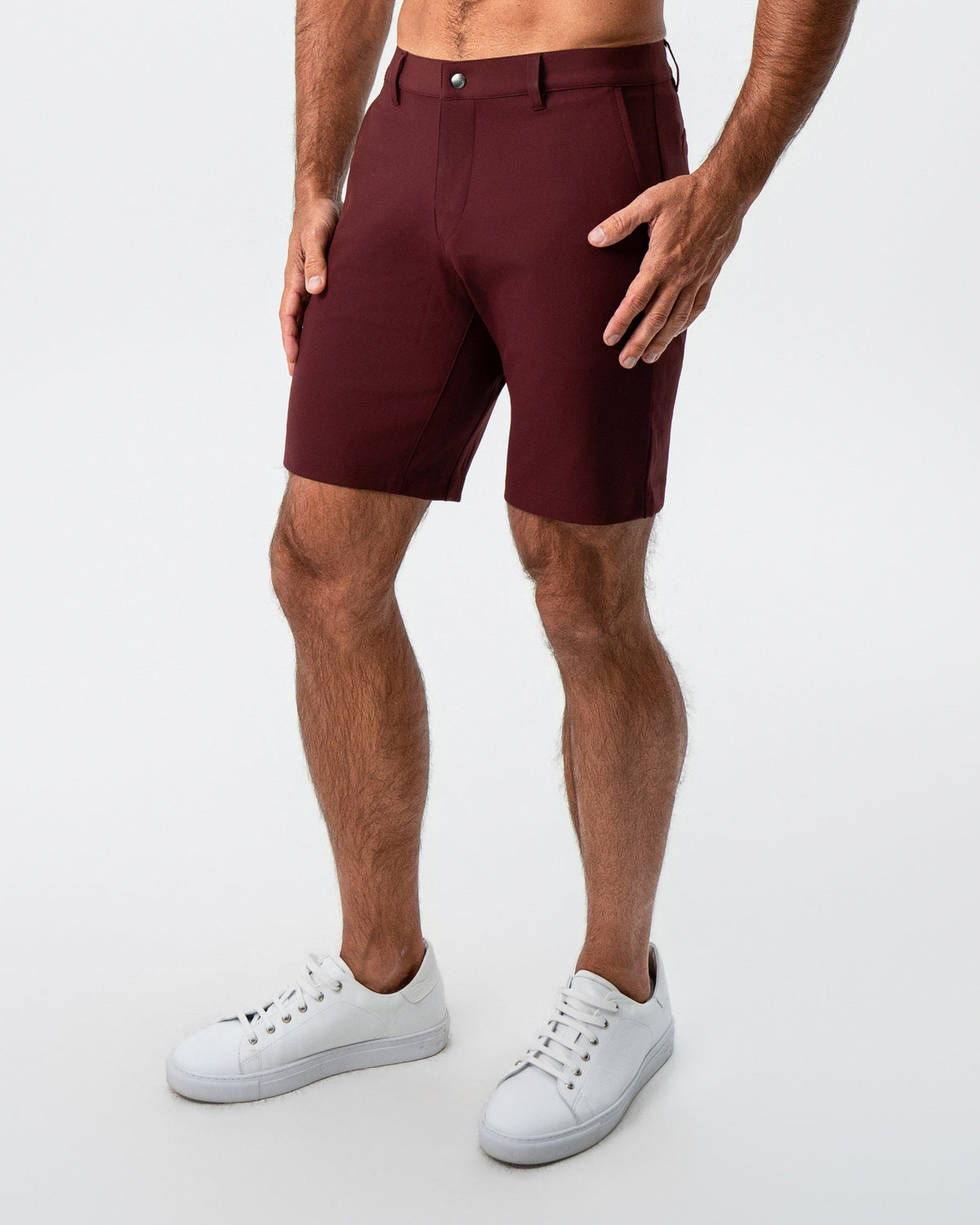 Athletic Fit Shorts - Maroon | State & Liberty Bottoms