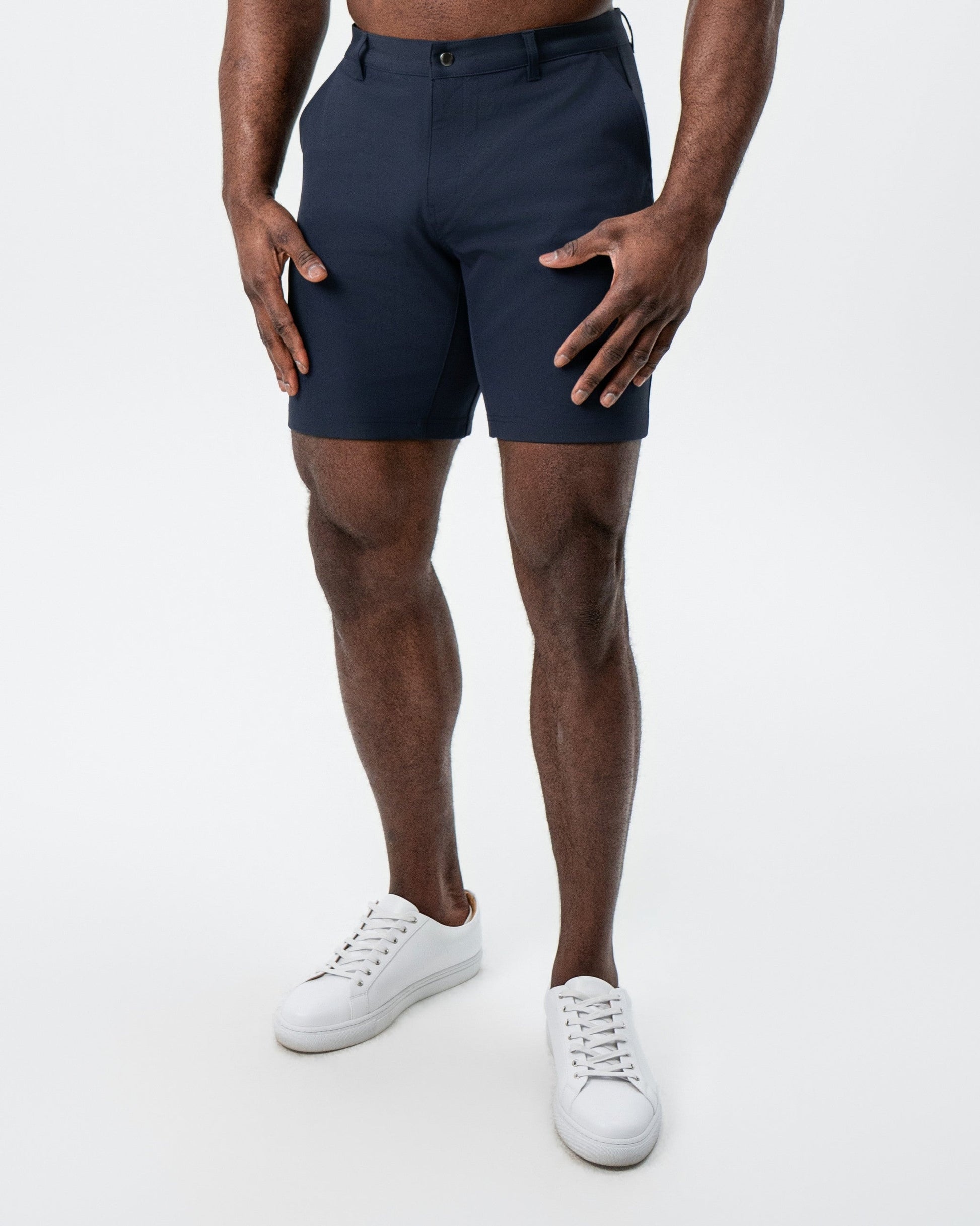 Athletic Fit Shorts - Navy | State & Liberty Bottoms