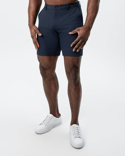 Athletic Fit Shorts - Navy | State & Liberty Bottoms