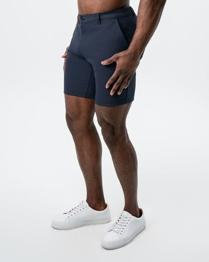 Athletic Fit Shorts - Navy | State & Liberty Bottoms