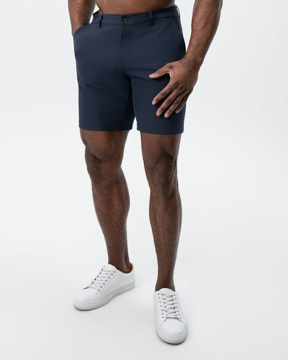 Athletic Fit Shorts - Navy | State & Liberty Bottoms