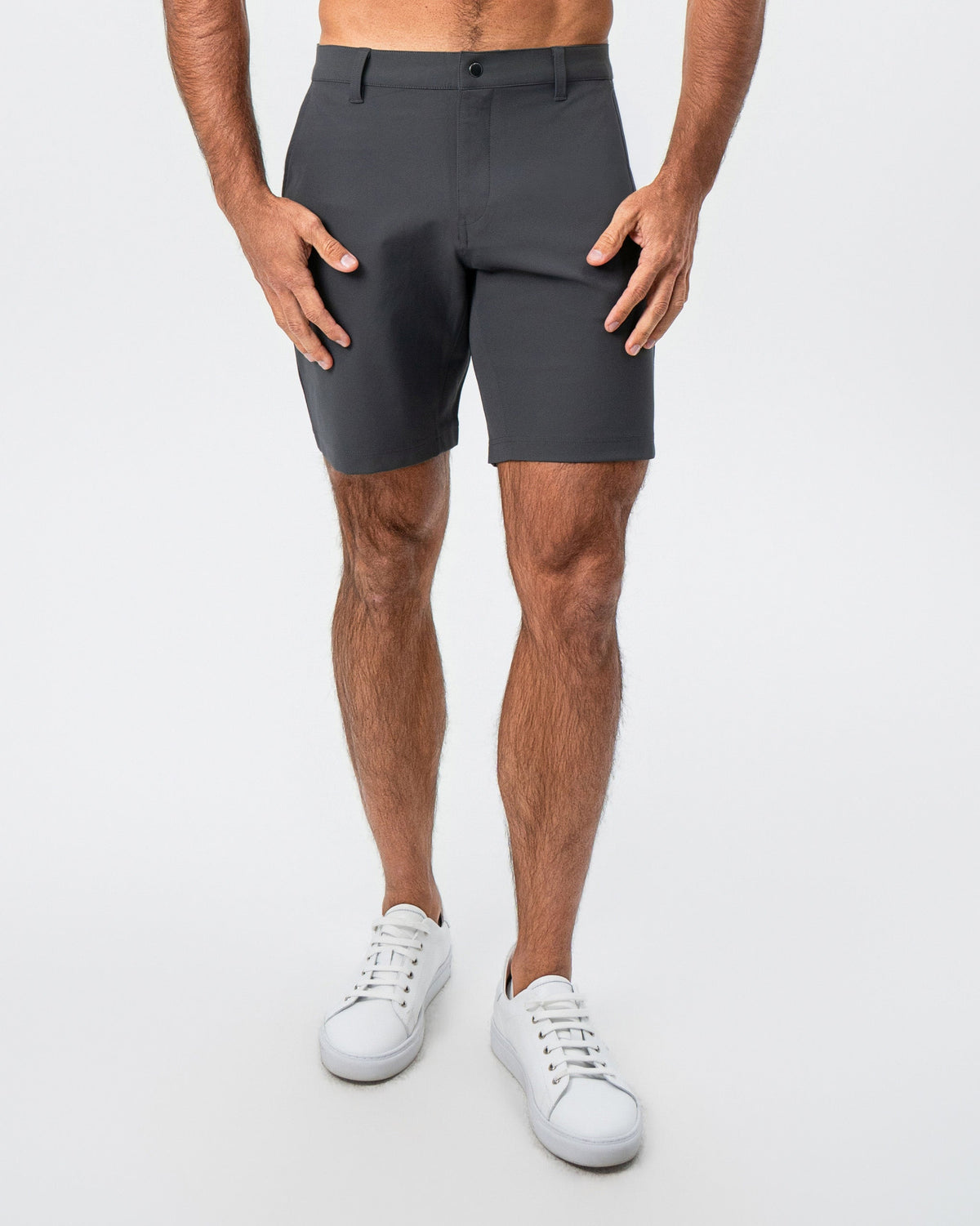 Athletic Fit Shorts - Charcoal | State & Liberty Bottoms