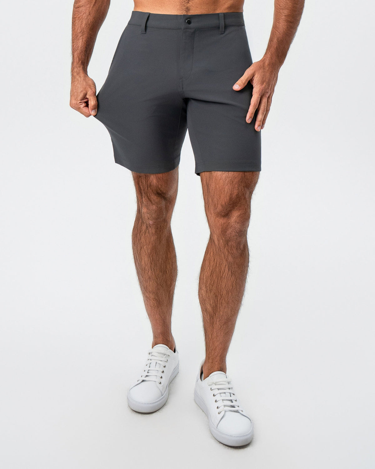 Athletic Fit Shorts - Charcoal | State & Liberty Bottoms