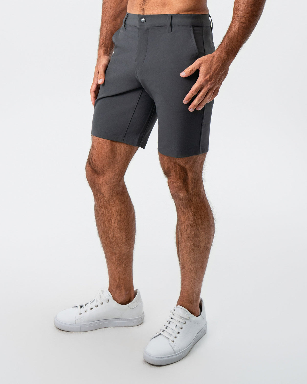Athletic Fit Shorts - Charcoal | State & Liberty Bottoms