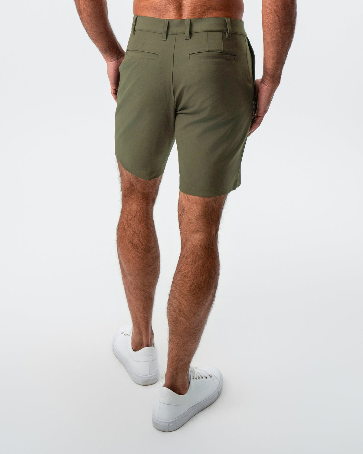 Athletic Fit Shorts - Olive | State & Liberty Bottoms