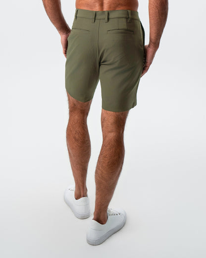 Athletic Fit Shorts - Olive | State & Liberty Bottoms