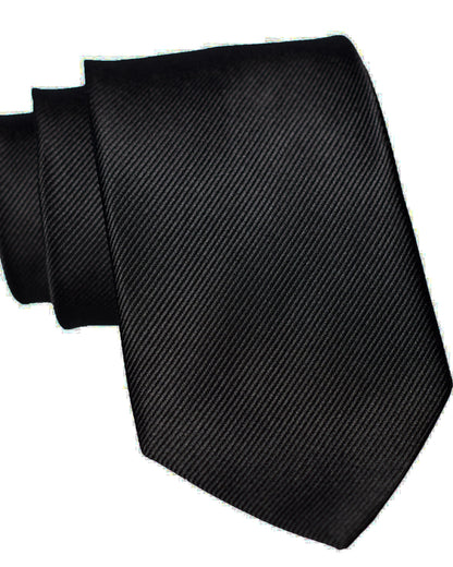 Black Woven Silk Tie | State & Liberty Accessories