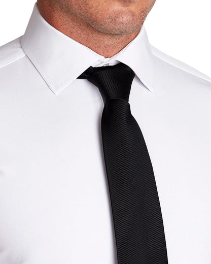 Black Woven Silk Tie | State & Liberty Accessories
