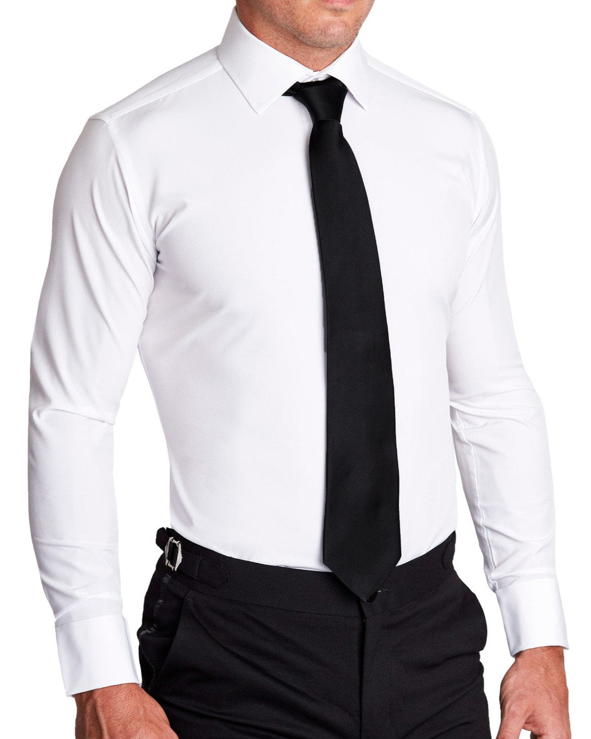 Black Woven Silk Tie | State & Liberty Accessories