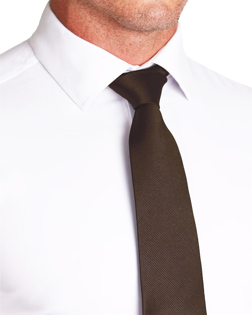 Dark Brown Woven Silk Tie | State & Liberty Accessories