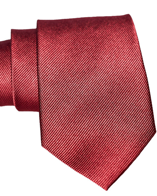 Maroon Woven Silk Tie | State & Liberty Accessories