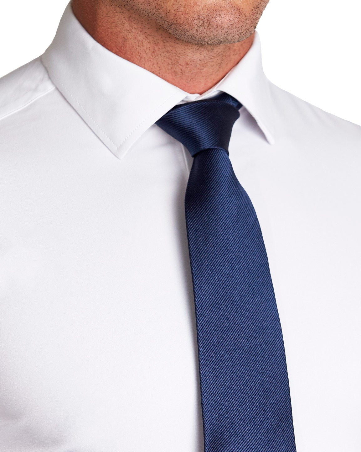 Navy Woven Silk Tie | State & Liberty Accessories