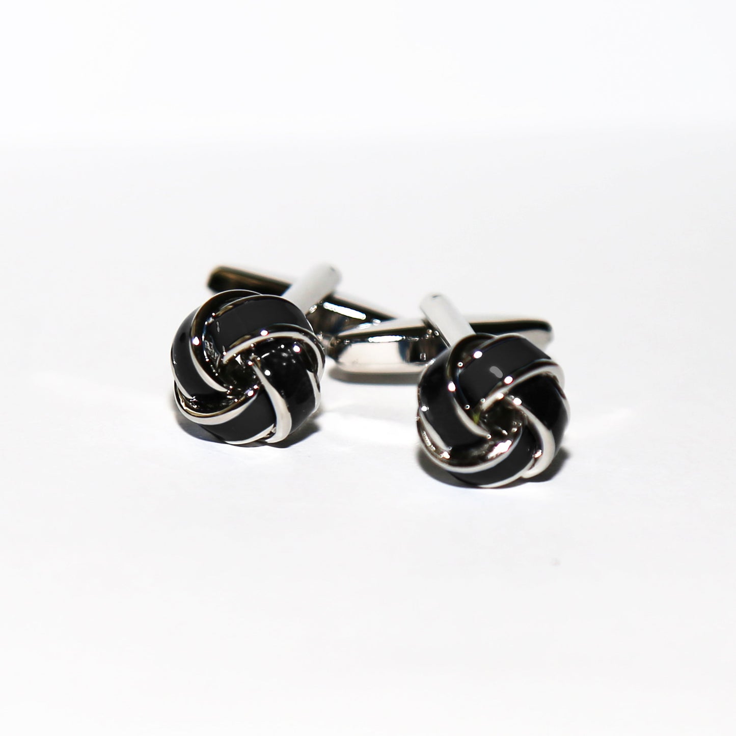Black Knot Cuff Links | State & Liberty Accessories
