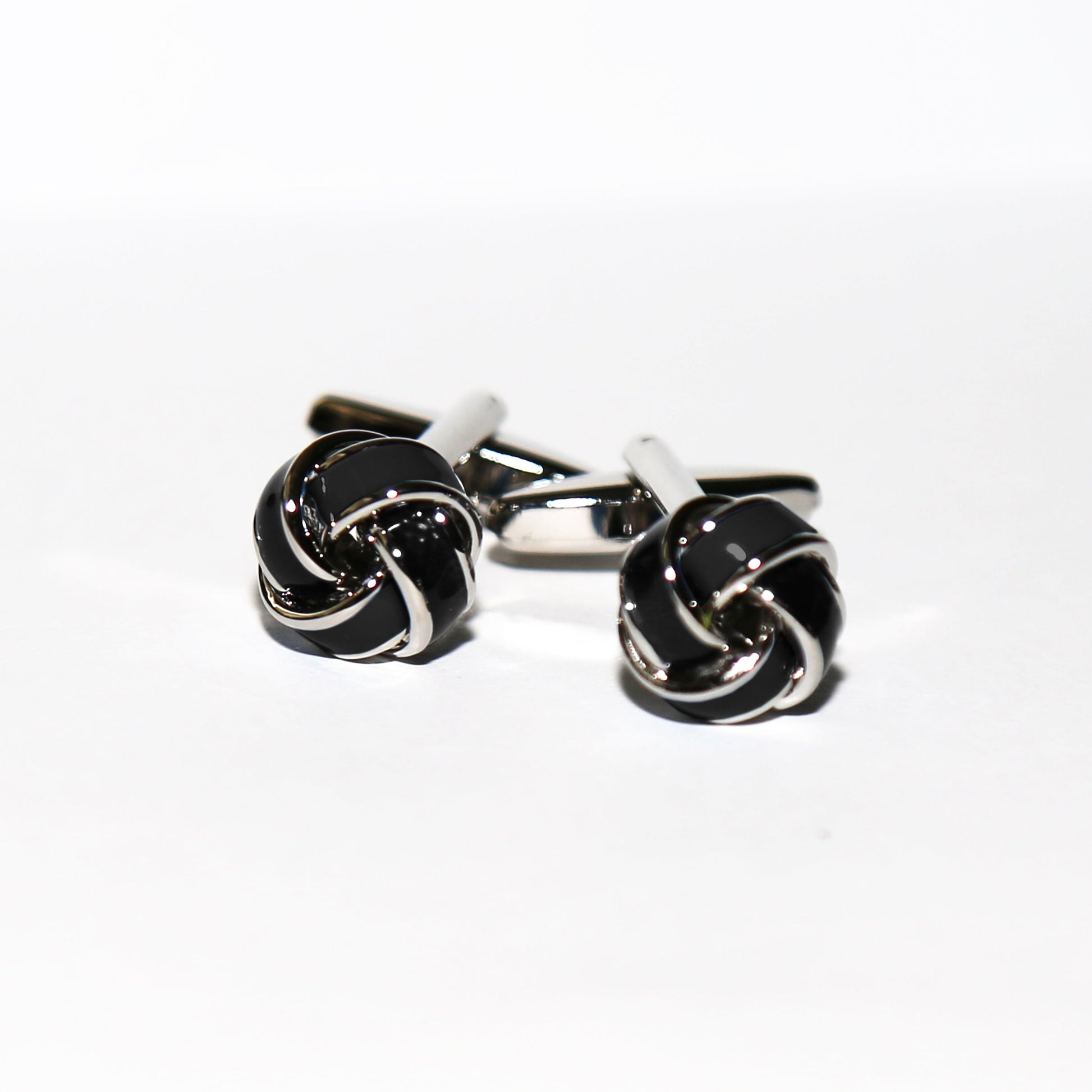 Black Knot Cuff Links | State & Liberty Accessories
