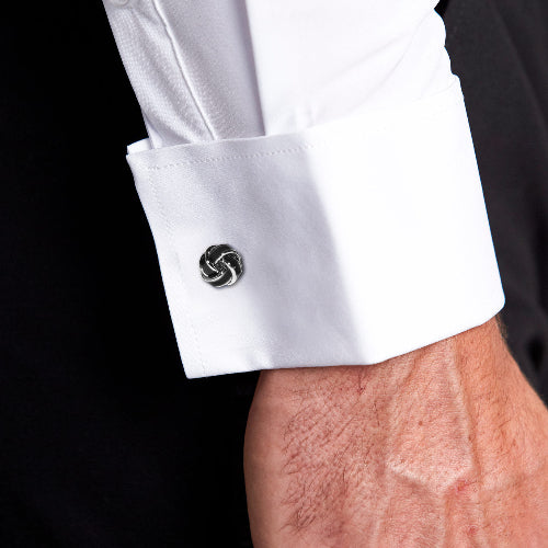 Black Knot Cuff Links | State & Liberty Accessories