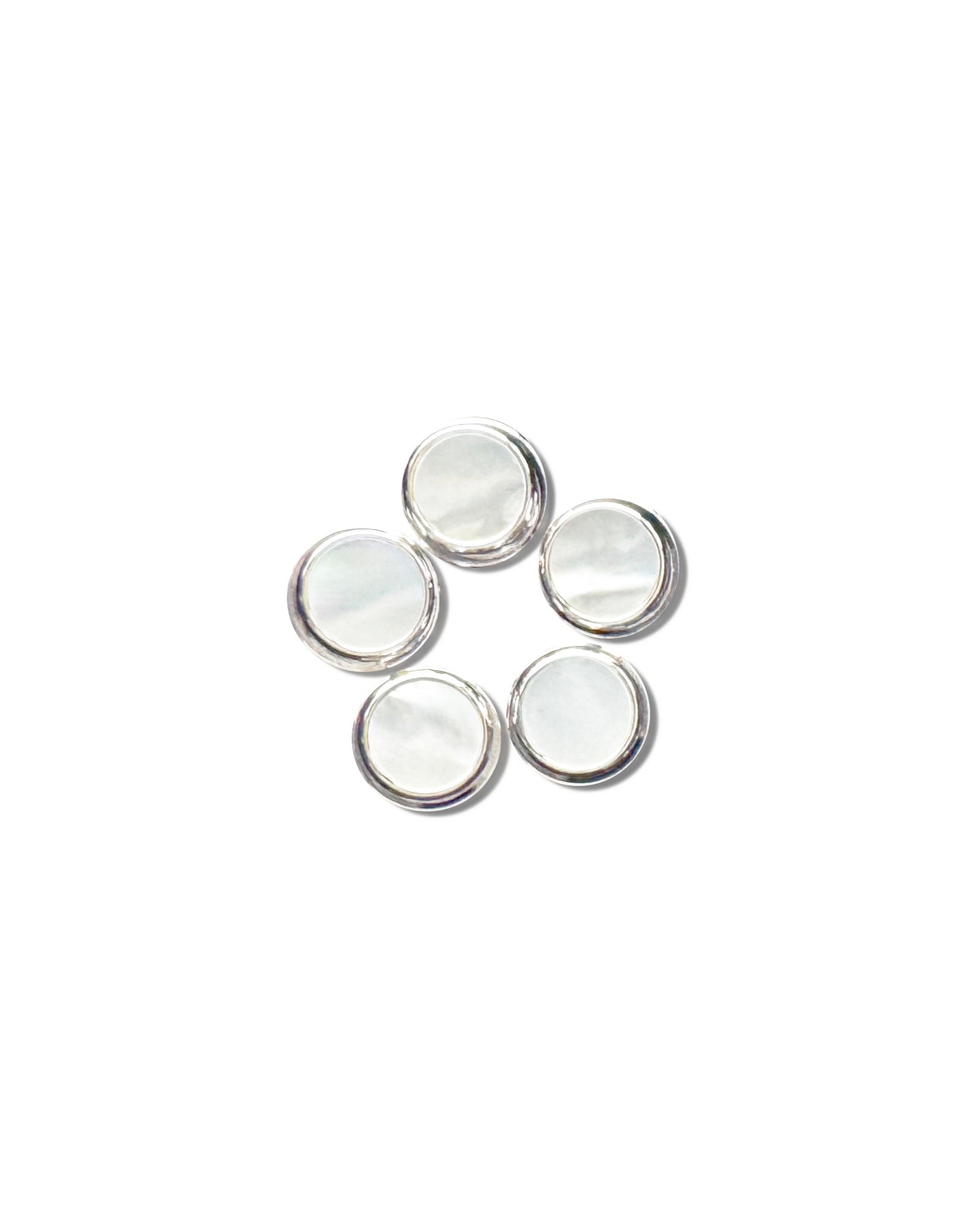 Mother of Pearl Tuxedo Studs (Set of 5) | State & Liberty Accessories