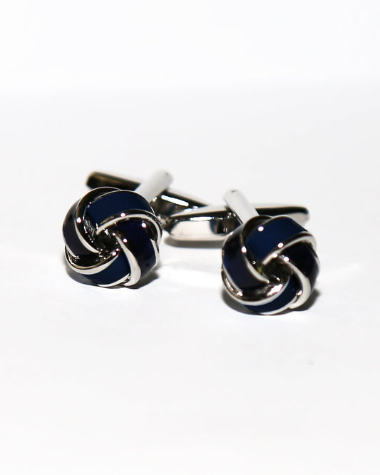 Navy Knot Cuff Links | State & Liberty Accessories