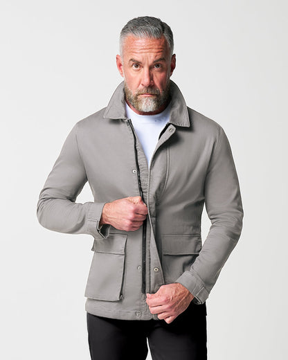 Utility Jacket - Stone Grey | State & Liberty Outerwear