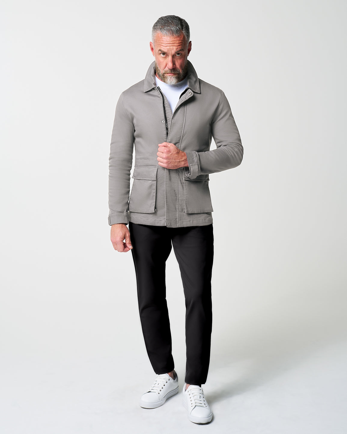 Utility Jacket - Stone Grey | State & Liberty Outerwear