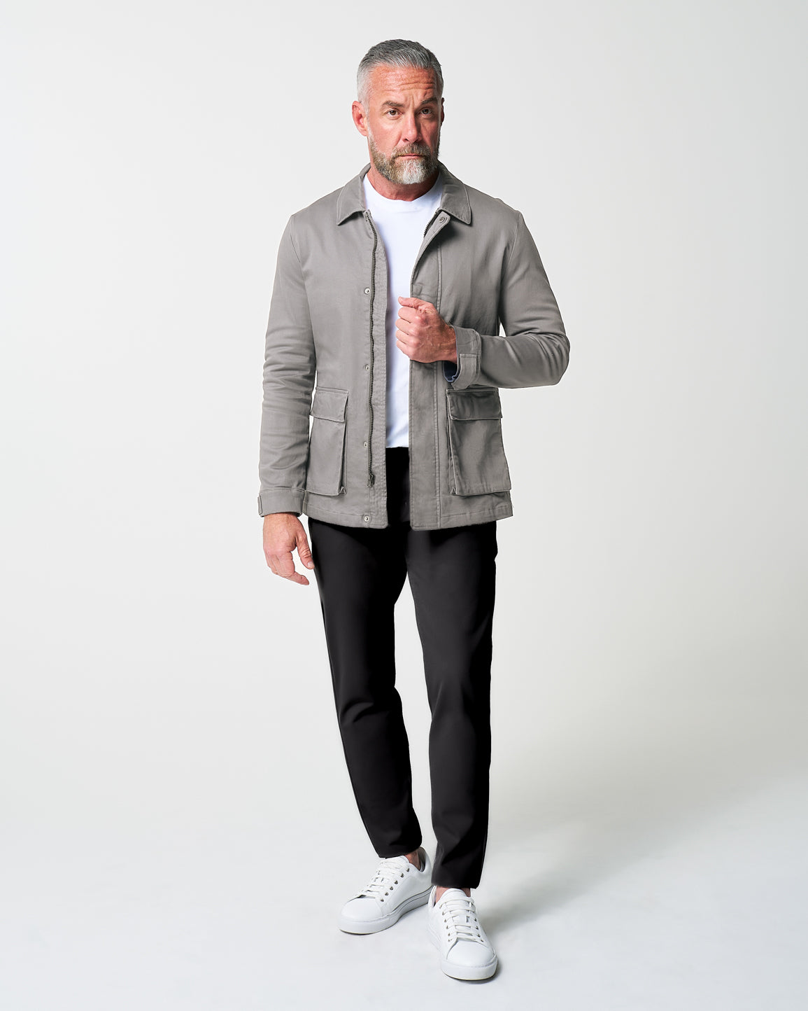 Utility Jacket - Stone Grey | State & Liberty Outerwear