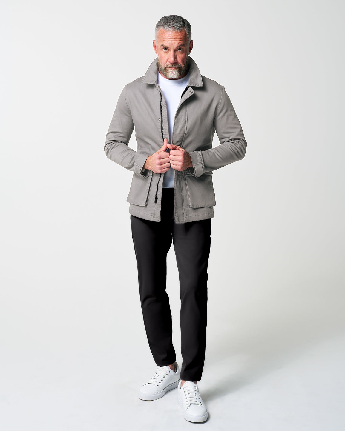 Utility Jacket - Stone Grey | State & Liberty Outerwear