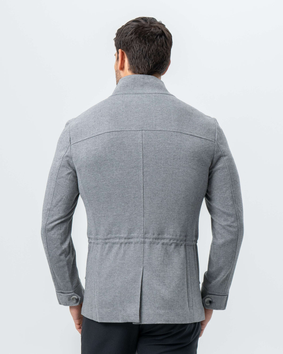 Knit Field Jacket - Grey | State & Liberty Outerwear
