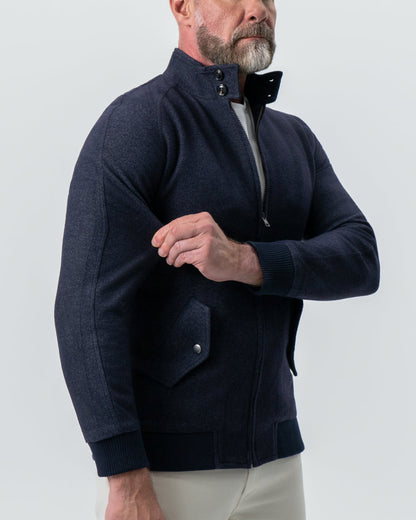 Brushed Bomber - Navy | State & Liberty Outerwear