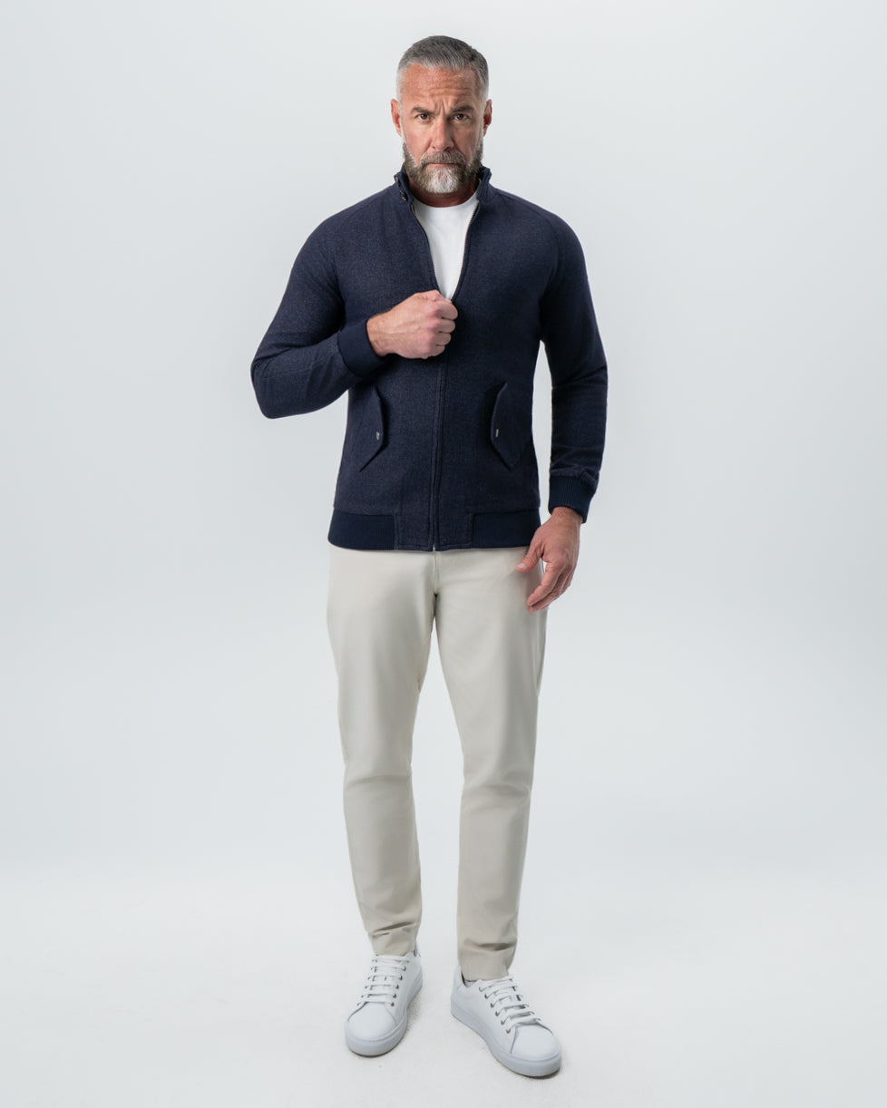 Brushed Bomber - Navy | State & Liberty Outerwear
