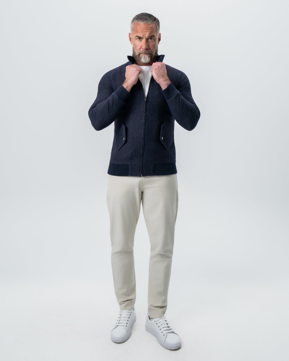 Brushed Bomber - Navy | State & Liberty Outerwear