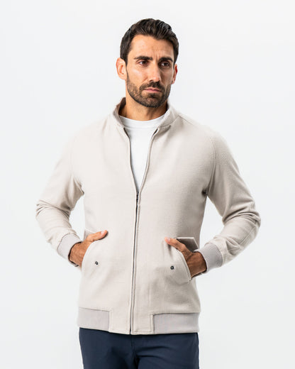 Brushed Bomber - Tan | State & Liberty Outerwear